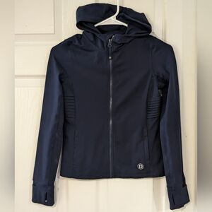 Like New Dover Saddlery Girls Full Zip Hooded Jacket w/ Mesh Panels - Size Large